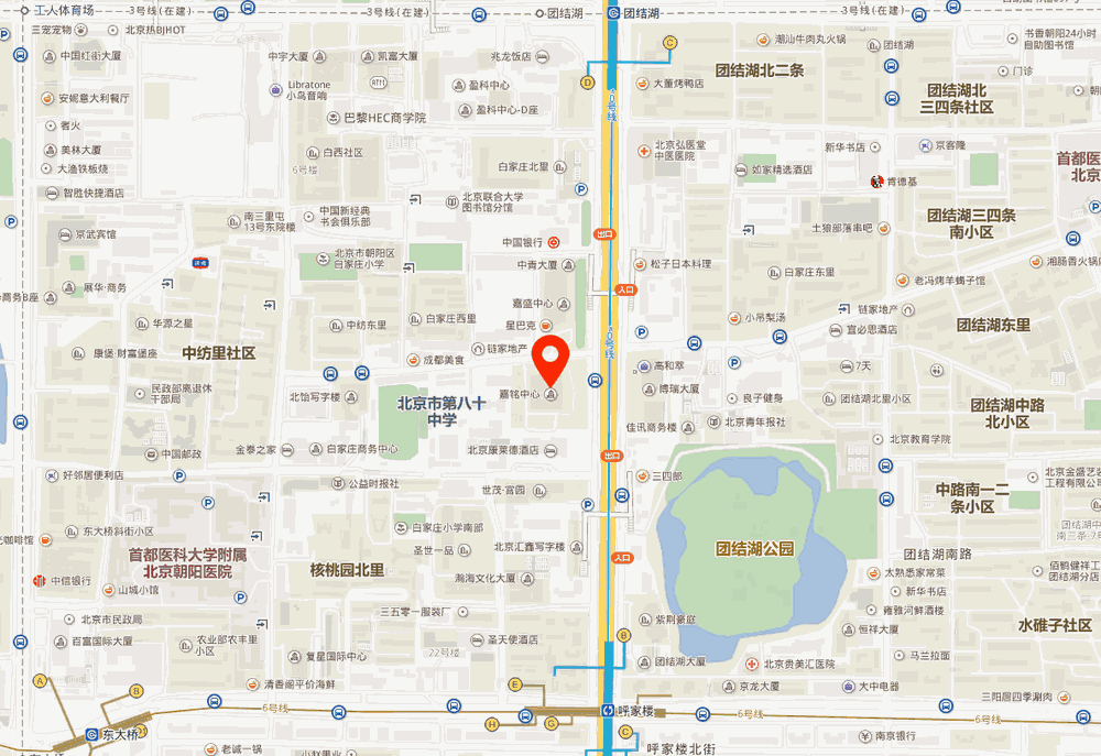 嘉铭中心位置地图